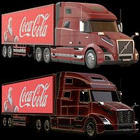 Volvo VNL Vinyl 760  Santa Tractor Truck