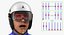 Downhill Male Skier Rigged 3D Model
