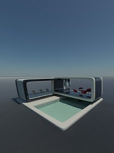 pool room 3d model