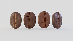 3D coffee beans