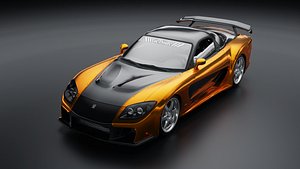 Mazda RX7 Fortune 3D model