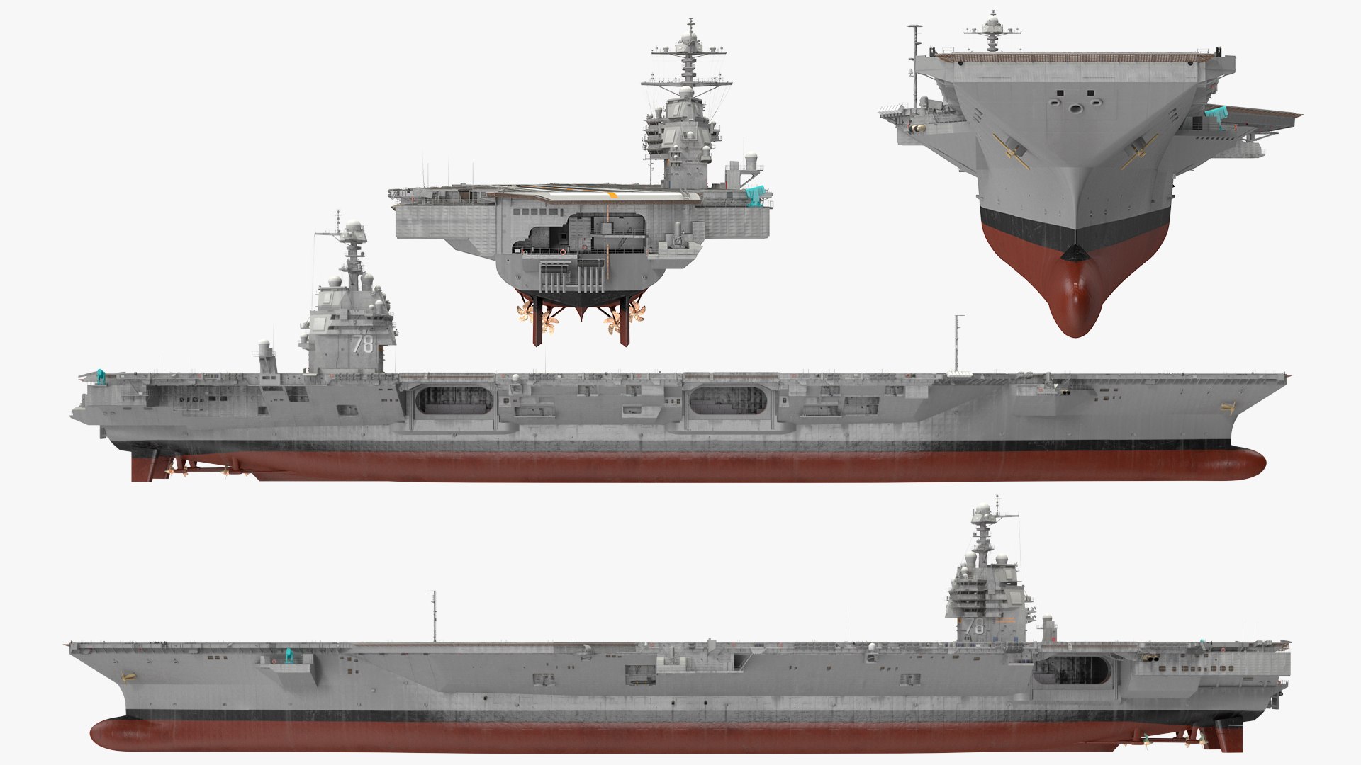 USS Gerald Ford Aircraft Carrier model https://p.turbosquid.com/ts-thumb/Tt/Hp8ek1/45/ussgeraldfordaircraftcarriervray3dmodel011/jpg/1632426602/1920x1080/fit_q87/38cf6966cf7051f2842dd161fc4613e9bc11dd5d/ussgeraldfordaircraftcarriervray3dmodel011.jpg
