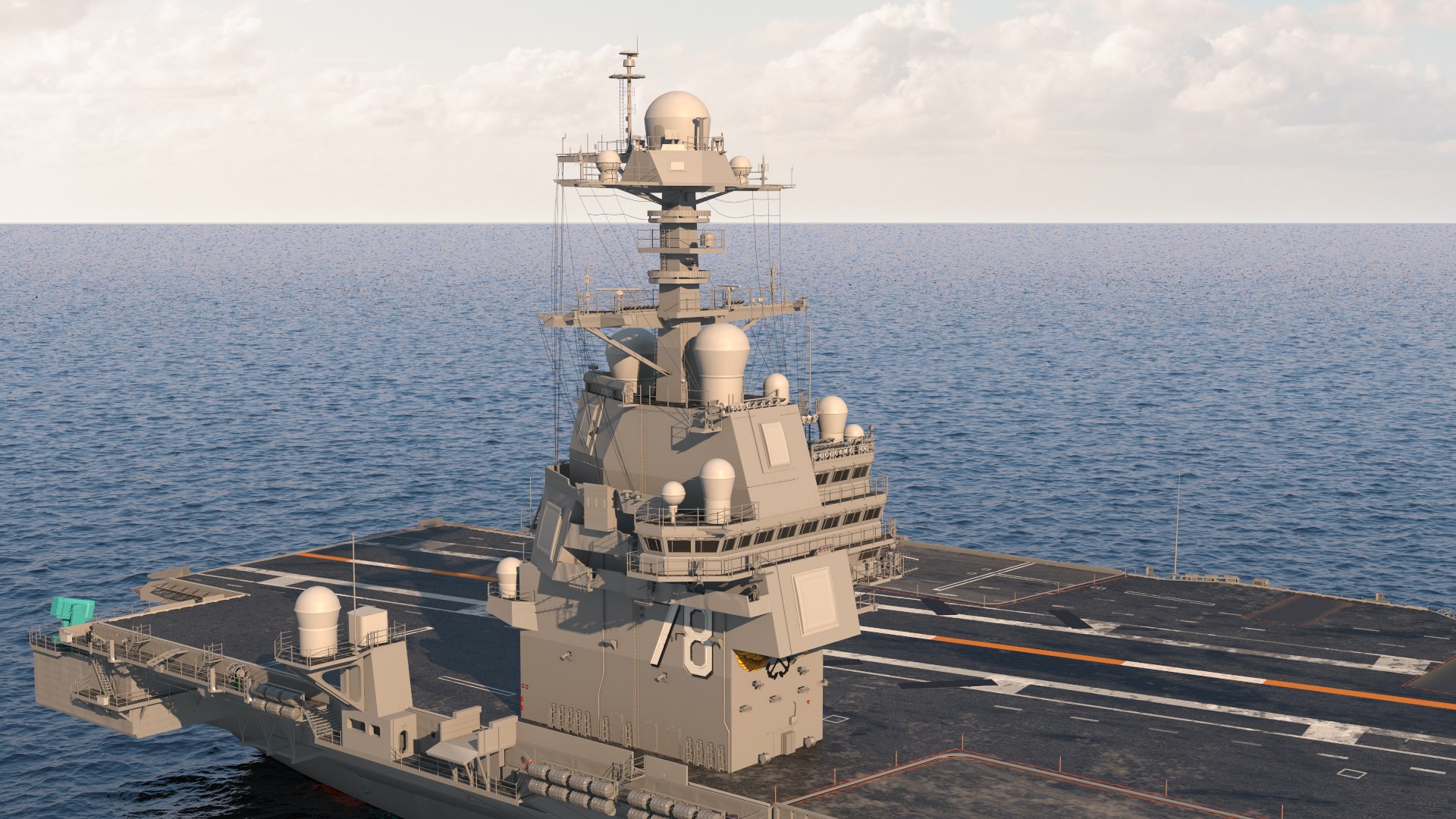 USS Gerald Ford Aircraft Carrier model https://p.turbosquid.com/ts-thumb/Tt/Hp8ek1/Ib/ussgeraldfordaircraftcarriervray3dmodel019/jpg/1632426627/1920x1080/fit_q87/cfc4ba4179bd934c13f6a9b56ef23ebba82470f1/ussgeraldfordaircraftcarriervray3dmodel019.jpg