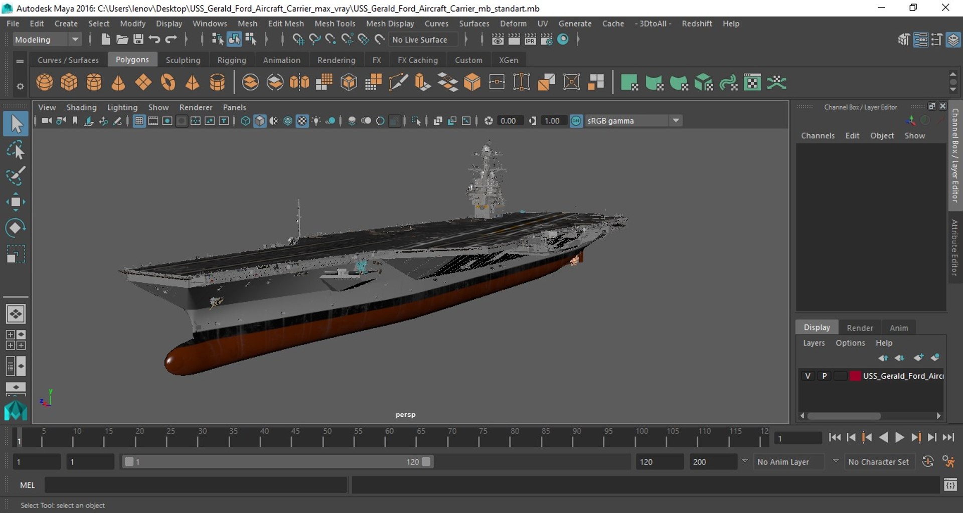 USS Gerald Ford Aircraft Carrier model https://p.turbosquid.com/ts-thumb/Tt/Hp8ek1/Uk/ussgeraldfordaircraftcarriervray3dmodel064/jpg/1632426759/1920x1080/fit_q87/8d9f6024ac82cf6c7c0b6d852d7c7f7c39ca1900/ussgeraldfordaircraftcarriervray3dmodel064.jpg