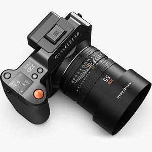 Hasselblad X2D 100C with XCD 55V 3D model