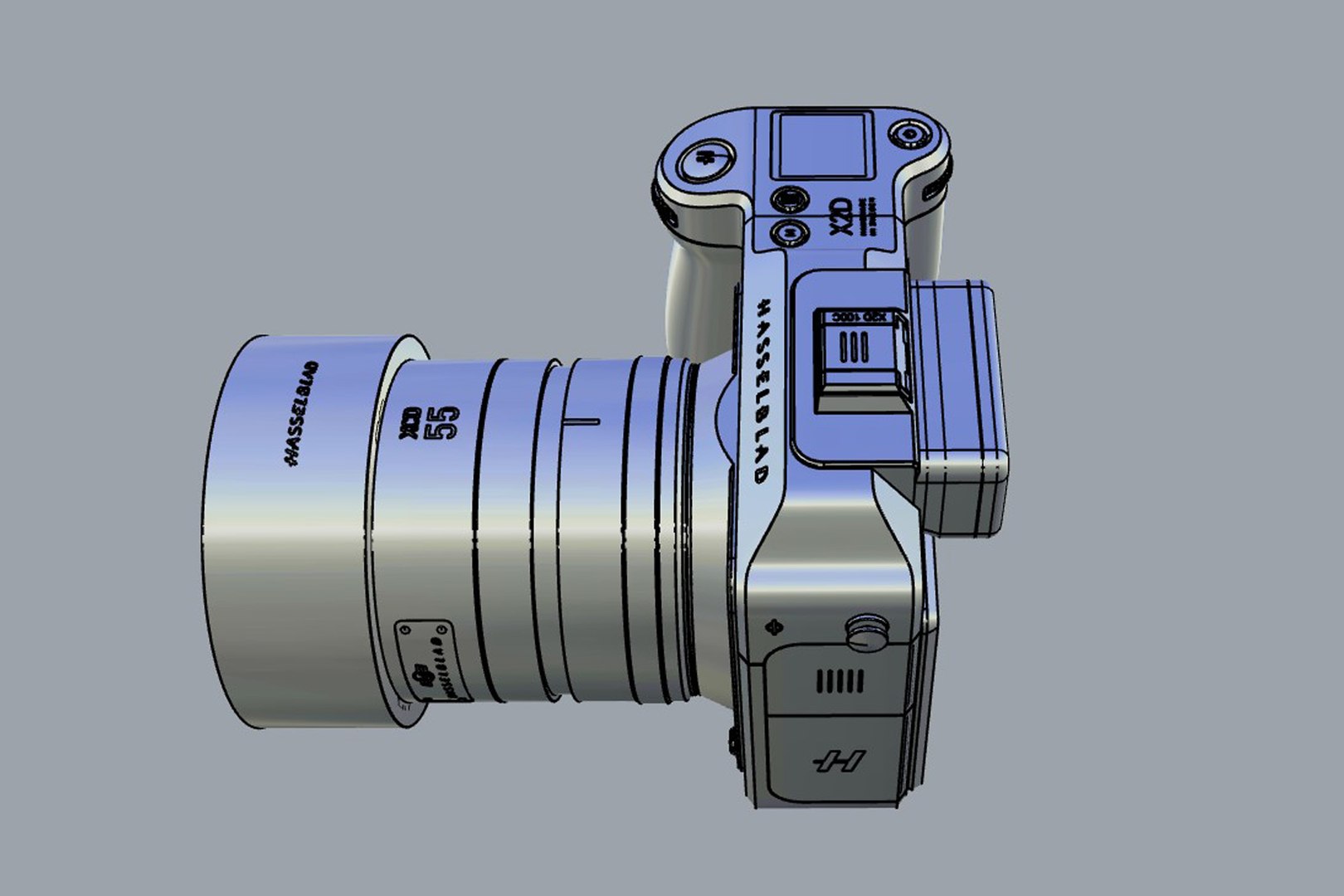 Hasselblad X2D 100C With XCD 55V 3D Model - TurboSquid 2250449