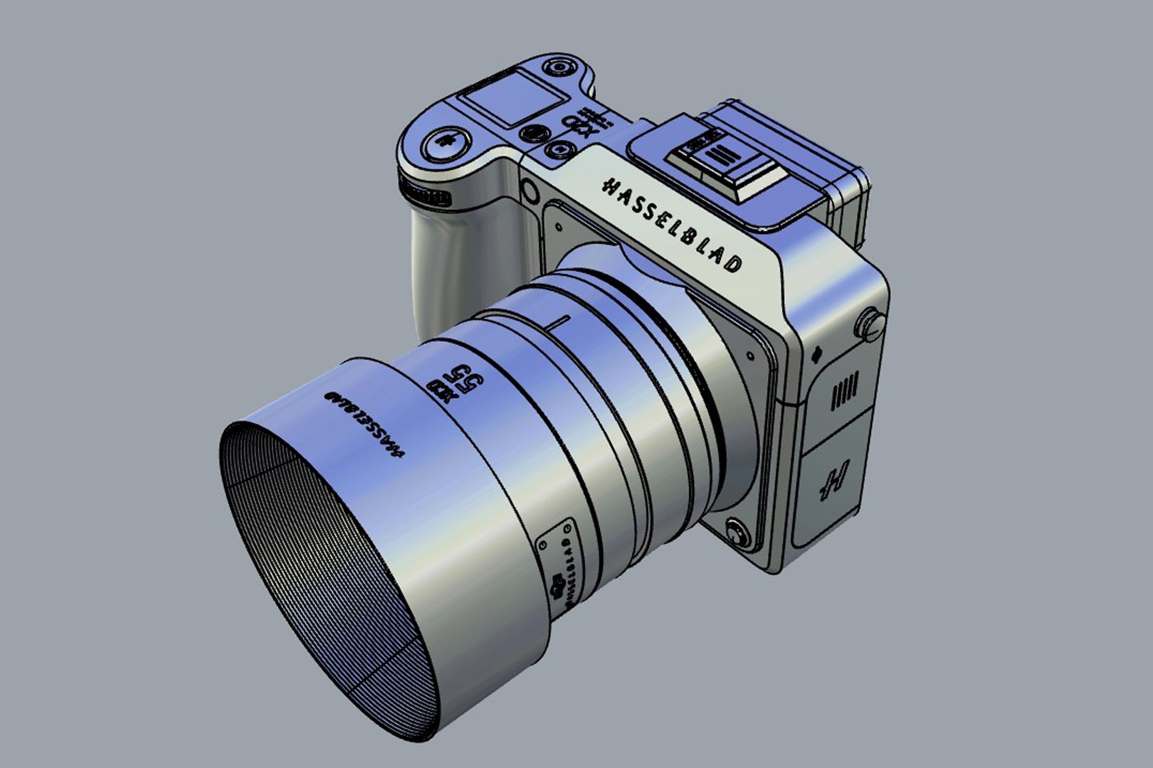 Hasselblad X2D 100C With XCD 55V 3D Model - TurboSquid 2250449