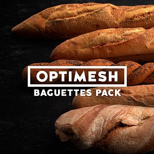 3D baguettes pack