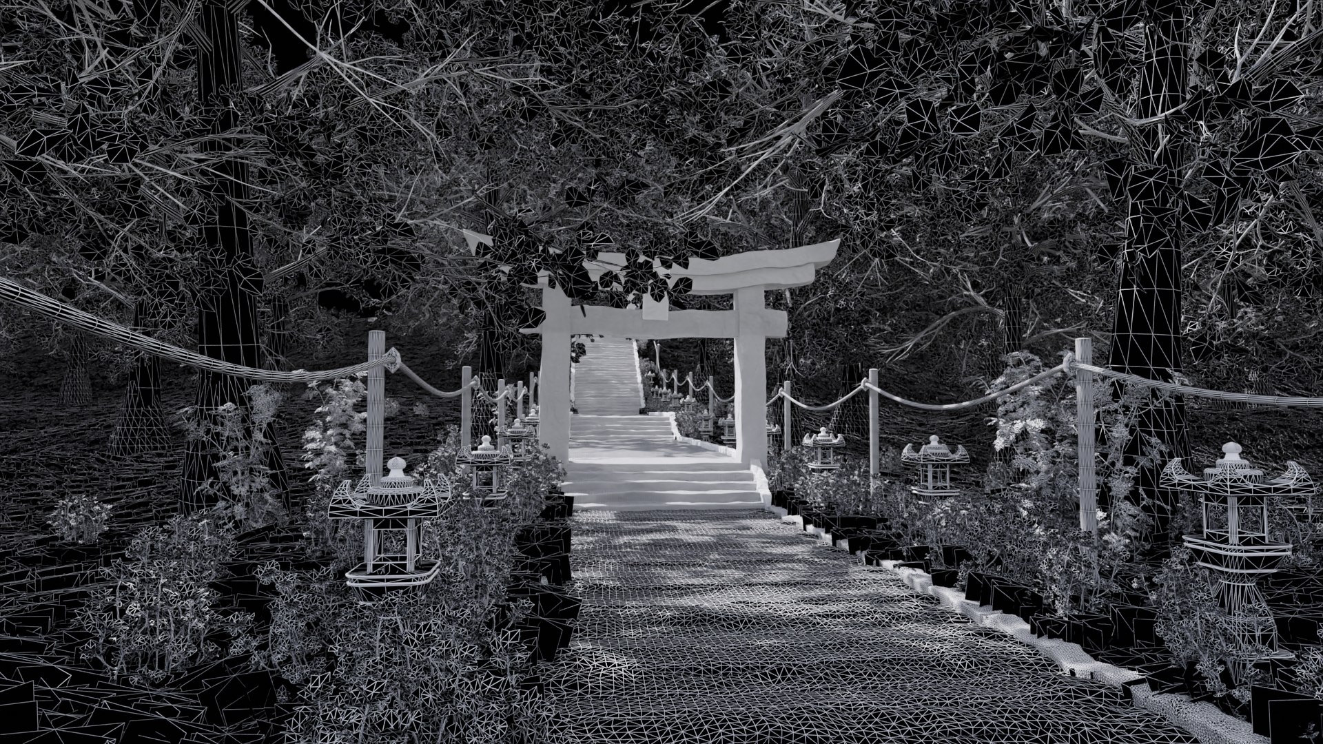 3D Path to Shrine Scene model https://p.turbosquid.com/ts-thumb/Tt/LuAXNm/AR/wireframe/jpg/1624991438/1920x1080/fit_q87/14e84321a6b93c7ef1bfa69642eca6b676a2058d/wireframe.jpg