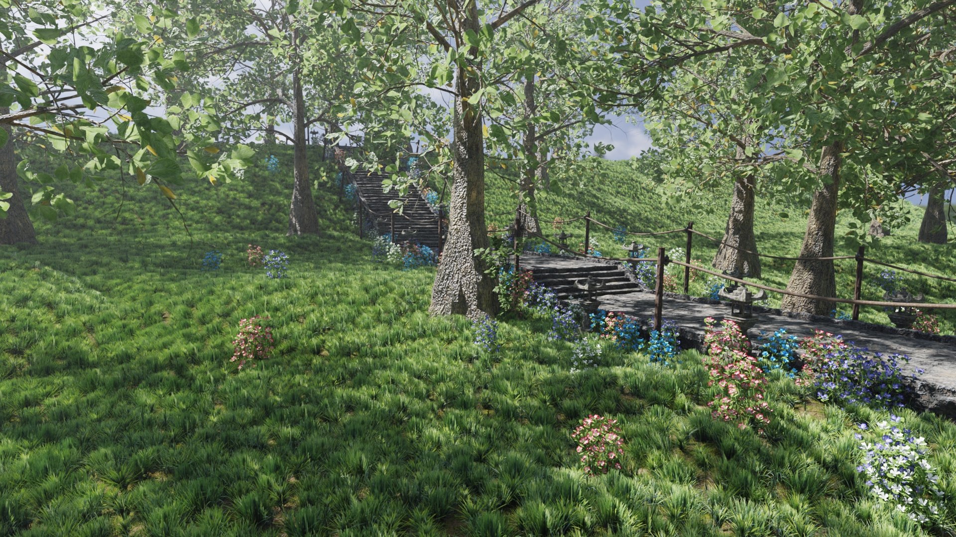 3D Path to Shrine Scene model https://p.turbosquid.com/ts-thumb/Tt/LuAXNm/oA/5/jpg/1624991438/1920x1080/fit_q87/80c796b3103f0810ebc2765f713ae8c07e81e603/5.jpg
