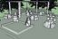 cafe outdoor and commercial spaces