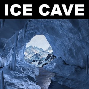Low poly Ice cave