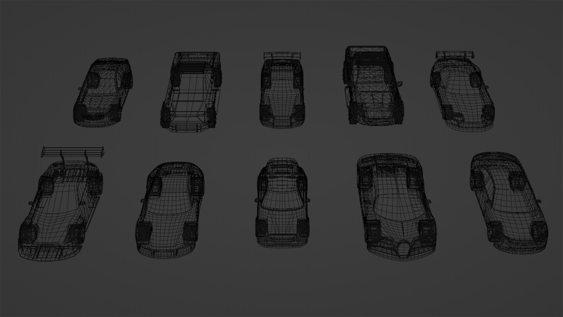 3D Cars For Arcade Demolition Racing Games Model - TurboSquid 2425769