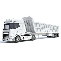 Truck with Tipper Trailer