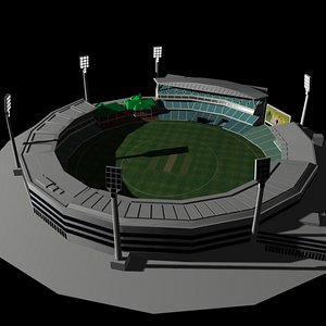 Cricket Stadium SCG 3D model