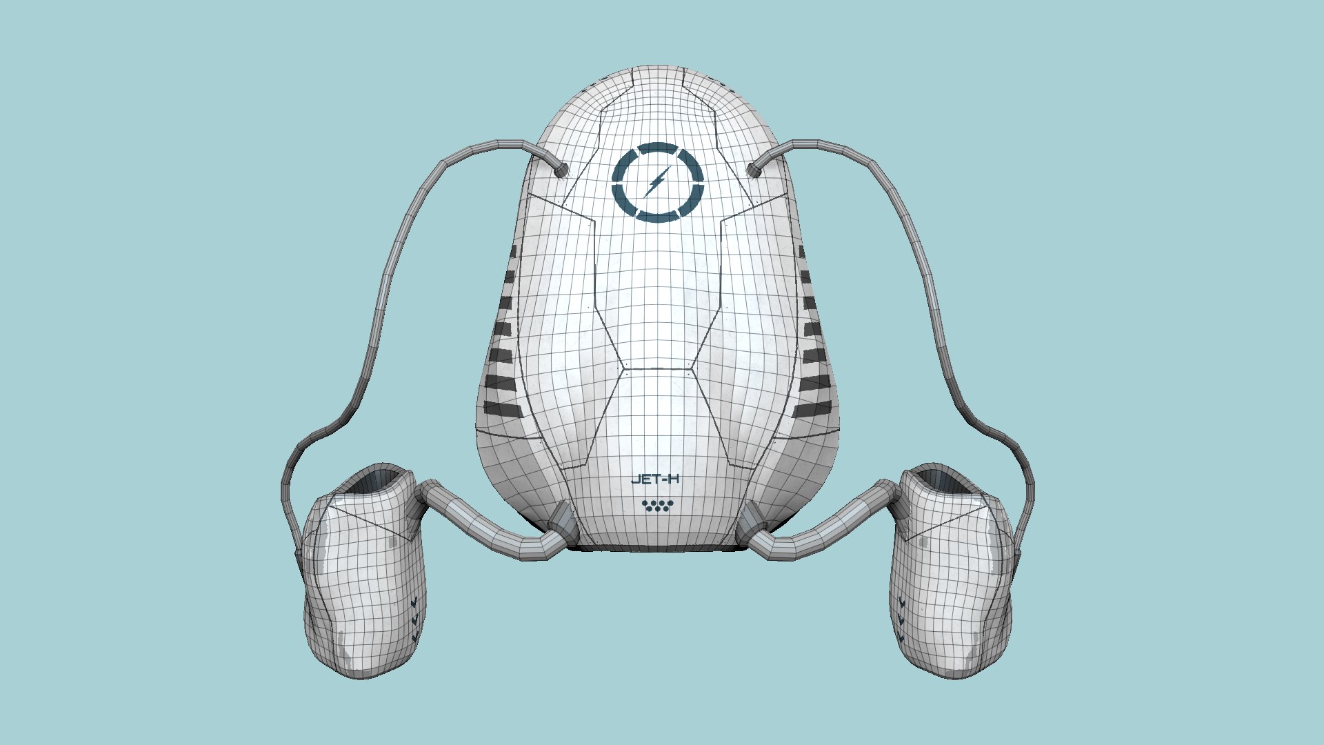 Jetpack H07 Light Steel - SciFi Character Design 3D Model - TurboSquid ...