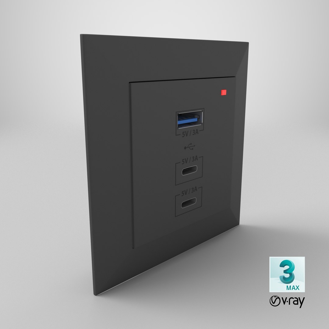Type C USB Wall Socket 3D model https://p.turbosquid.com/ts-thumb/Tt/dEuYX5/f5/stemcell_max_vray_render/png/1697652022/1920x1080/fit_q87/0f49956901fc358abd7efb0250e6dd31b40d21cb/stemcell_max_vray_render.jpg