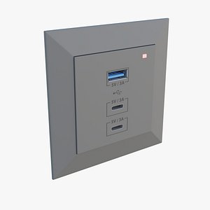 Type C USB Wall Socket