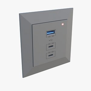 Type C USB Wall Socket