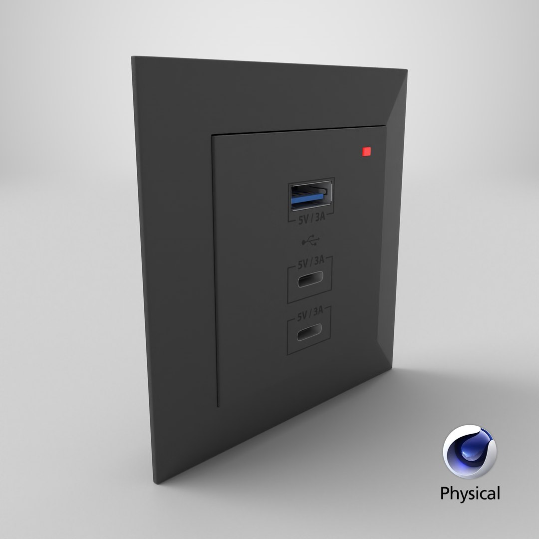 Type C USB Wall Socket 3D model https://p.turbosquid.com/ts-thumb/Tt/dEuYX5/sd/stemcell_cinema_4d_physical_render/png/1697652032/1920x1080/fit_q87/57bd0594404b675d83823177516f93d127742709/stemcell_cinema_4d_physical_render.jpg
