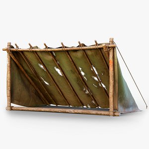 Forest Hut GameReady LODs