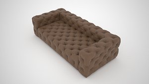 Leather Sofa Armchair 3D model