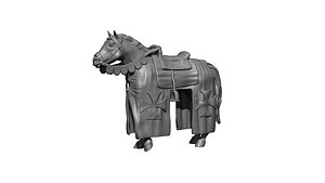 Crusader horse 3 3D