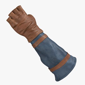 Glove long sleeve 3D