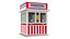Red Ticket Kiosk Booth