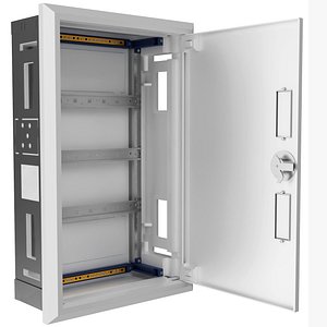 Recessed Electrical Distribution Enclosure 3D model