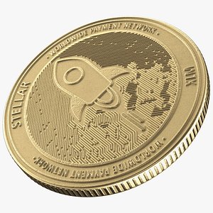 Stellar Lumens XLM Physical Coin Gold
