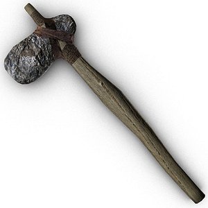 Stone-age hammer