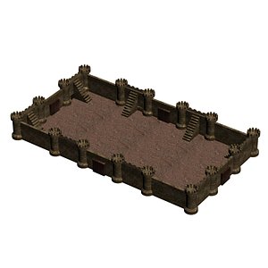 medieval castle 3D model