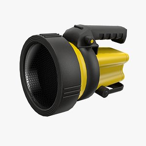 Yellow Spotlight Flashlight