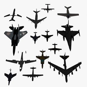 20 Model Collection-Ultimate Aviation &amp; Combat Aircraft Megapack model