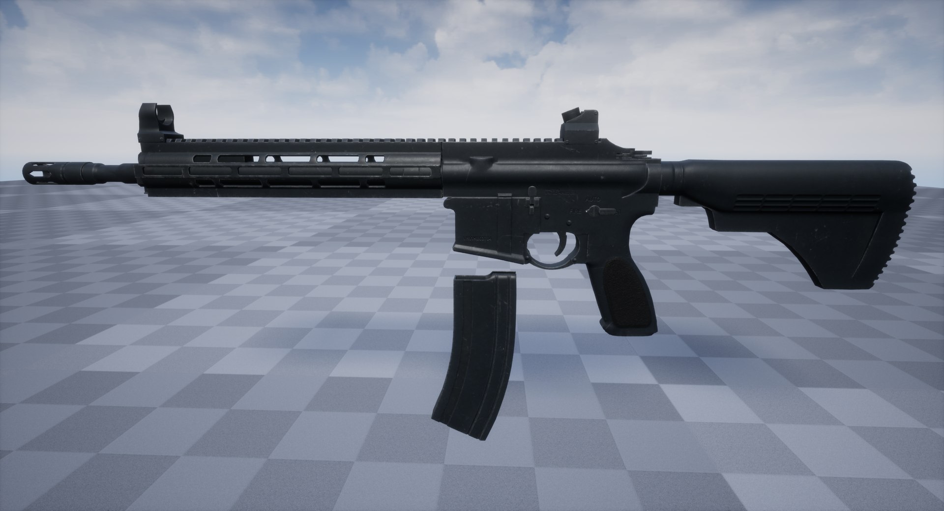 AssaultRifle 3D Model - TurboSquid 2155232