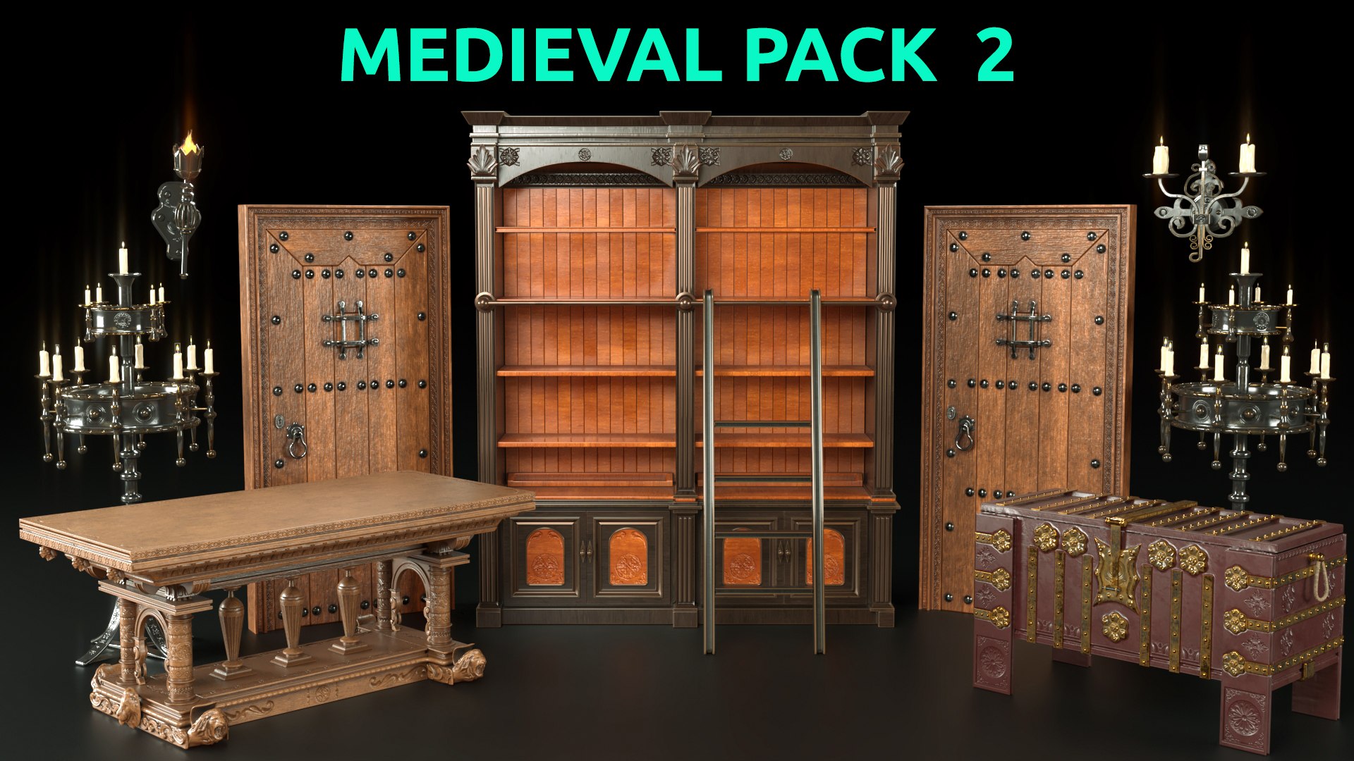 medieval pack two3D模型 - TurboSquid 2037781