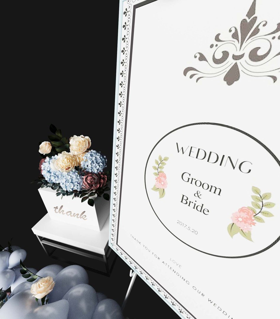 Wedding Decoration MODEL5 Model - TurboSquid 2228705