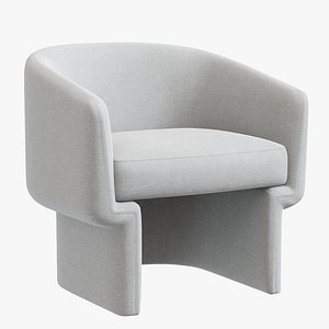 Adele grey Armchair by Life Interiors