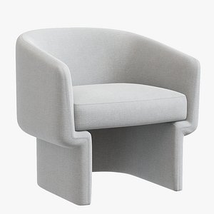 Adele grey Armchair by Life Interiors