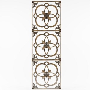 Modular Classical Cnc Seperator Divider Panel 3d Model