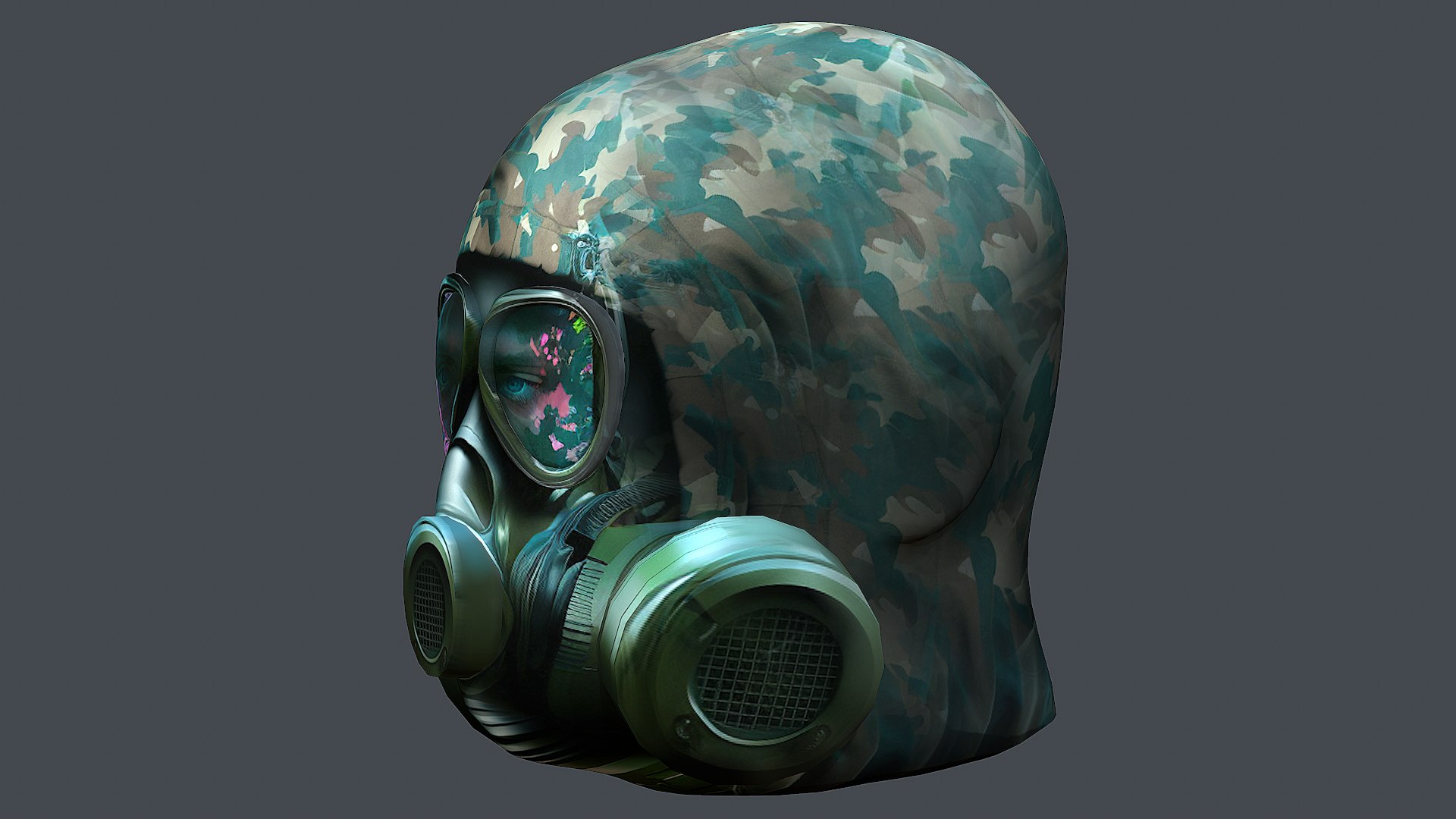 Gas Mask Protection Plastic 3D 3D Model - TurboSquid 2040008
