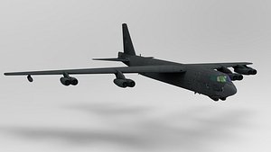 3D model B-52HStratofortresshighpoly