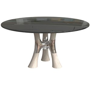 3D Bernhardt Interiors  Dalton Dining Table