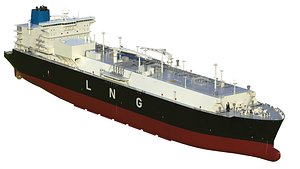 LNG Tanker model