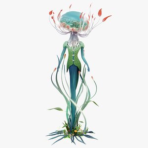Yara Guardian of Nature Low-poly 3D model