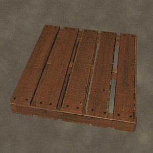 wood pallet zipped 3d max