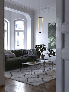 3D environment classic apartment