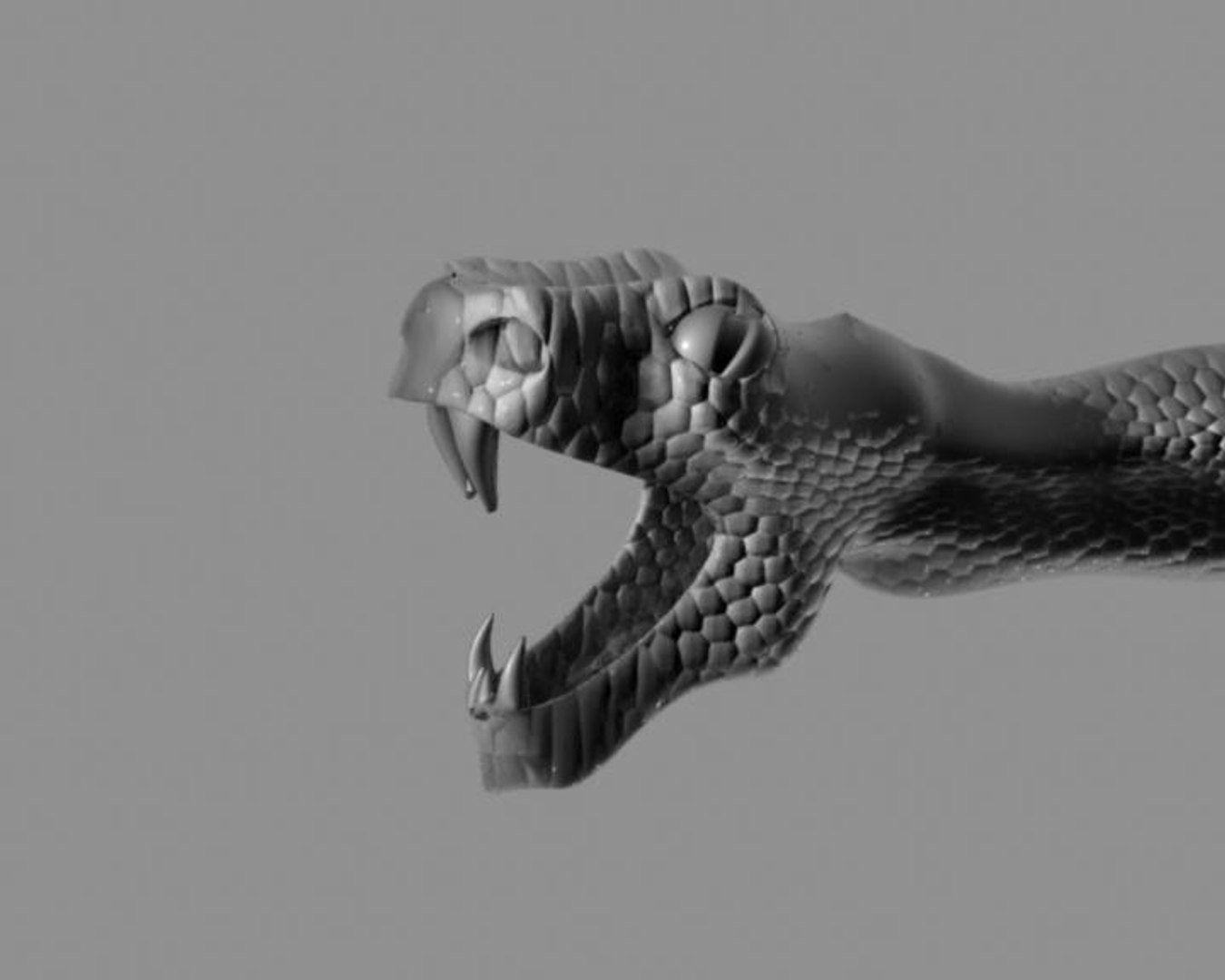 3DFoin - Fantasy Snake - Buy Royalty Free 3D model by 3DRT.com (@3DRT.com)  [209ed40]
