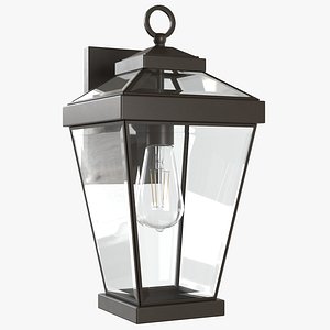 3D Quoizel Outdoor Wall Lantern Ravine model